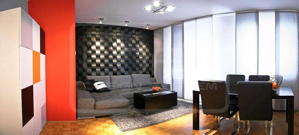 3D Wall Panel - TWIST - DecorMania.eu