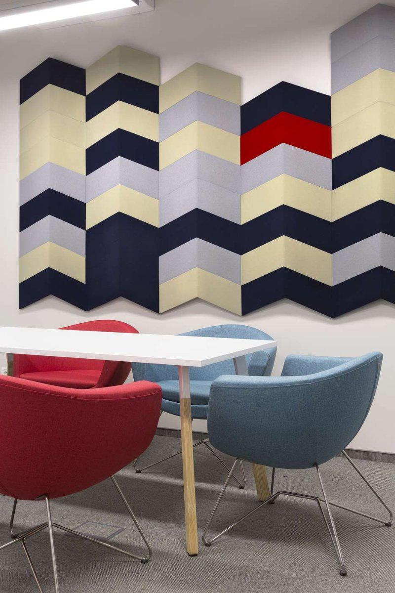 CHEVRON Acoustic soft 3D wall panel - DecorMania.eu