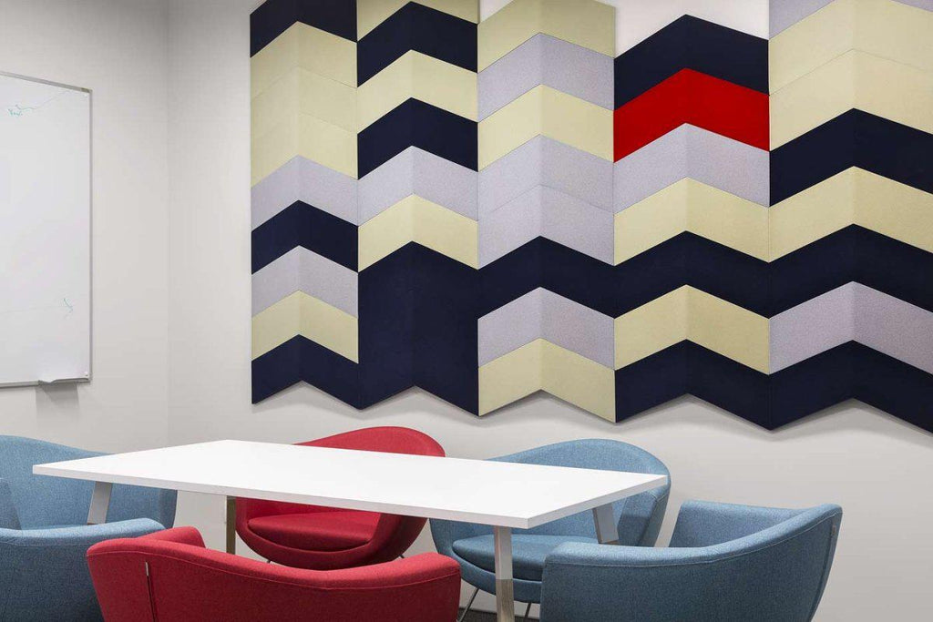 CHEVRON Acoustic soft 3D wall panel - DecorMania.eu