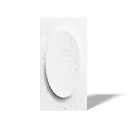 Concrete 3D Wall Panel OVAL - DecorMania.eu