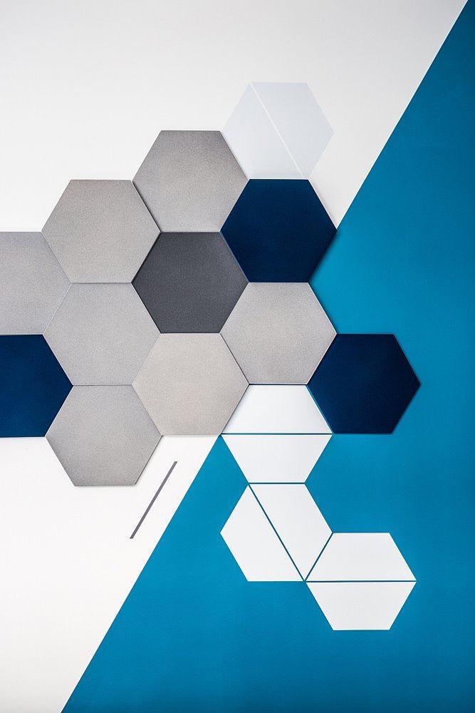 HEXA M Soft Acoustic Wall Panel - DecorMania.eu