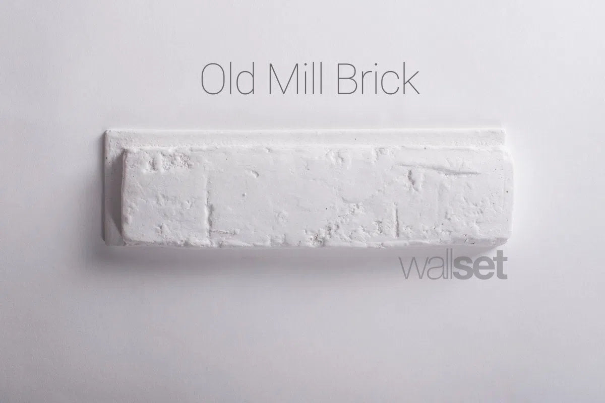 Old Mill - decorative brick decor with grout - DecorMania.eu