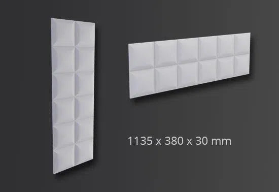 SQUARE 3D WALL PANEL 1PC - DecorMania.eu