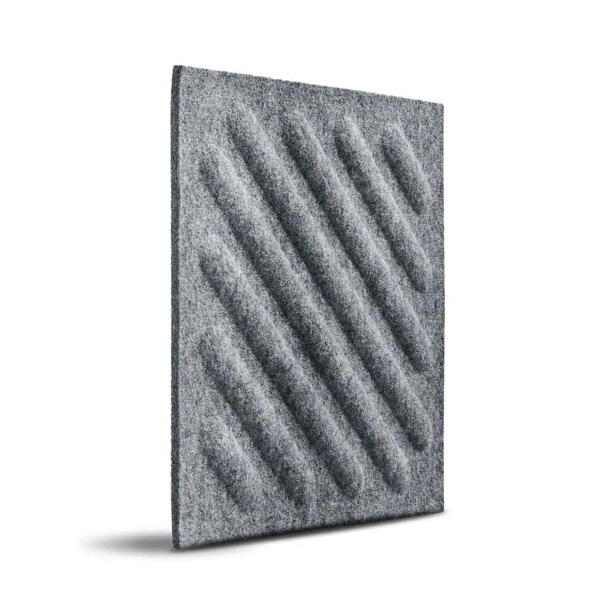 SQUARE RIFT 2 Felt Panel - GREY - DecorMania.eu